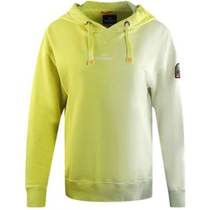 Parajumpers Cher Shaded Brand Logo Faded Yellow Hoodie - Maat S