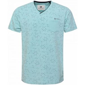GABBIANO T-shirt met contrastbies mint