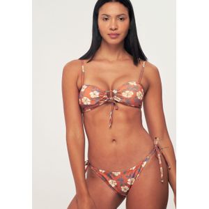 Herita Bikini Set met Bloemenprint - Bruin