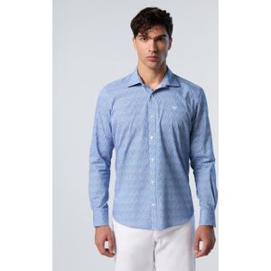 North Sails Overhemd Popeline met patroon