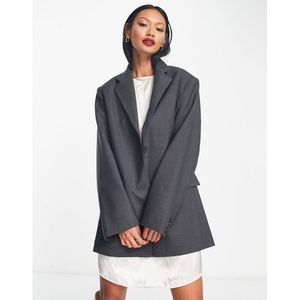 Blazer Gray Women En Andere Oversized Verhalen - Maat 34