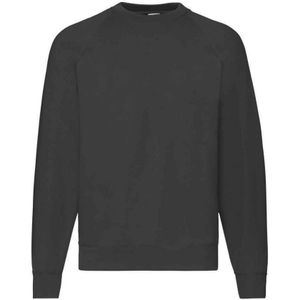 Fruit Of The Loom Heren Klassiek Sweatshirt (Zwart) - Maat 3XL