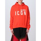 ICON - Hoodie - Rood - Katoen - Lange Mouwen