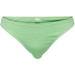 ONLY Bikinibroekje ONLAMANDA Met Textuur Groen - Maat XS