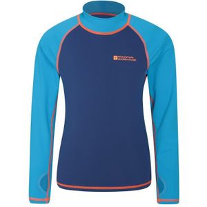 Mountain Warehouse Rash Top met lange mouwen voor kinderen/Kinderen (Blauw)