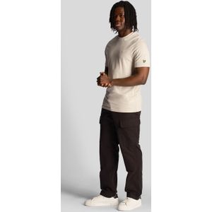 Lyle & Scott - TS2007V W870 - T-shirt - Creme - Geborduurd Logo