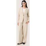 Soaked in Luxury, Dames, Broeken, Beige, Maat: L