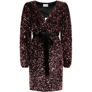 Teagan wikkeljurk in roze