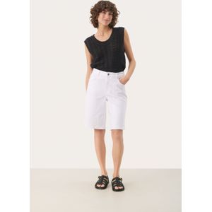 Jeans - Effen - Denim - Knielengte - Loosefit - Mid Waist