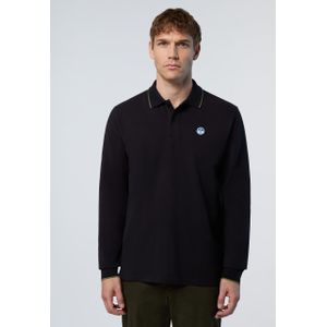 North Sails Polo Shirt Lange mouwen met kraagprint
