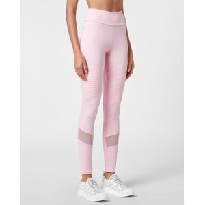 Sport Leggings Statement Zwart Kleurblok Met Hoge Taille Voor Dames