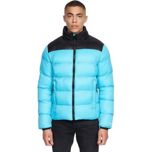 Duck and Cover Heren Synflax Puffer Jacket (Turquoise)