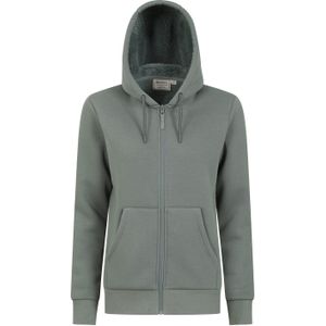 Mountain Warehouse Dames/Dames Dalton Sherpa gevoerde Full Zip Hoodie (Kaki Groen)
