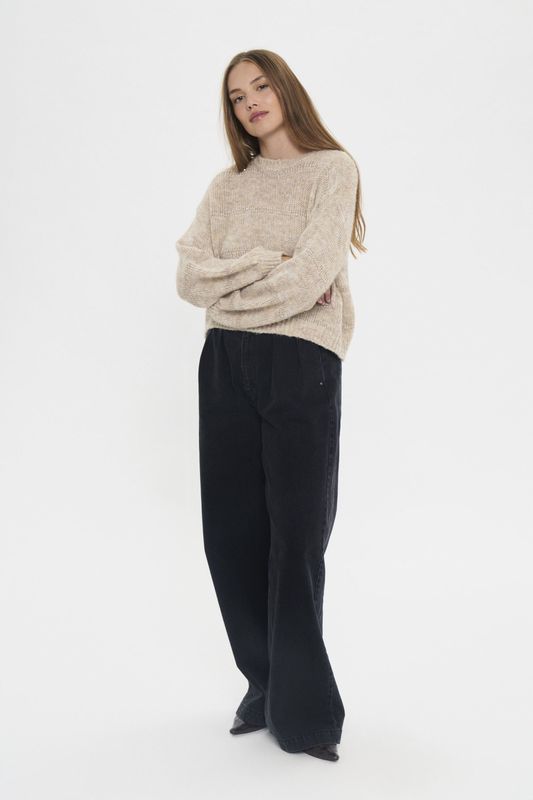 Saint Tropez, Dames, Truien, Beige, Maat: M