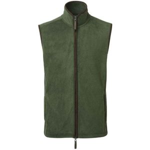 Premier Heren Artisan Fleece Gilet (Mosgroen/bruin)