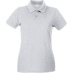 Fruit of the Loom Dames/Dames Lady Fit Poloshirt met korte mouwen (Grijze Mergel)