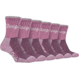 JEEP - Terrain - Wandelsokken - 6 Paar - Ademend - Katoen