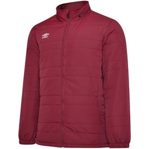 Umbro Heren Club Essential Bench Jacket (Nieuw Claret)