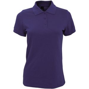 SOLS Dames/dames Prime Pique Polo Shirt (Donkerpaars)
