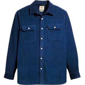 Levis Heren Jackson Worker Corduroy Ribbed Overshirt (Donkerblauw)