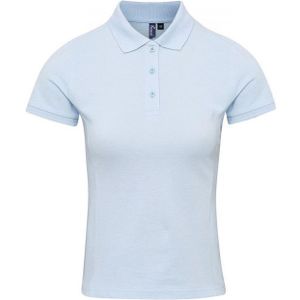 Premier Dames/Dames Coolchecker Plus Poloshirt (Lichtblauw)