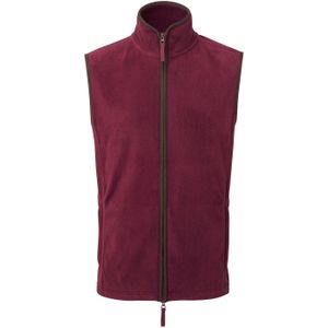 Premier Heren Artisan Fleece Gilet (Bourgogne/Bruin)