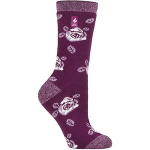 Heat Holders Lite - Geïsoleerde Thermo Damessokken - Purple Magenta (Rome) - Maat 37 - 42