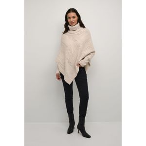 Cream - Coltrui Poncho - Beige - Haver Melange