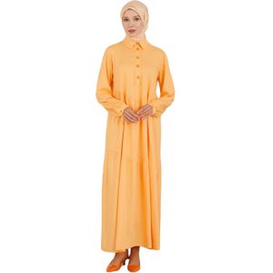 Armine Driehoekige Gerimpelde Viscose Jurk