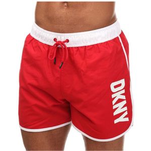 Men's DKNY Aruba Swim Short In Red - Maat L