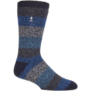 Heat Holders Heren extra dikke warme thermo sokken - Marineblauw / Benzine (Milaan)