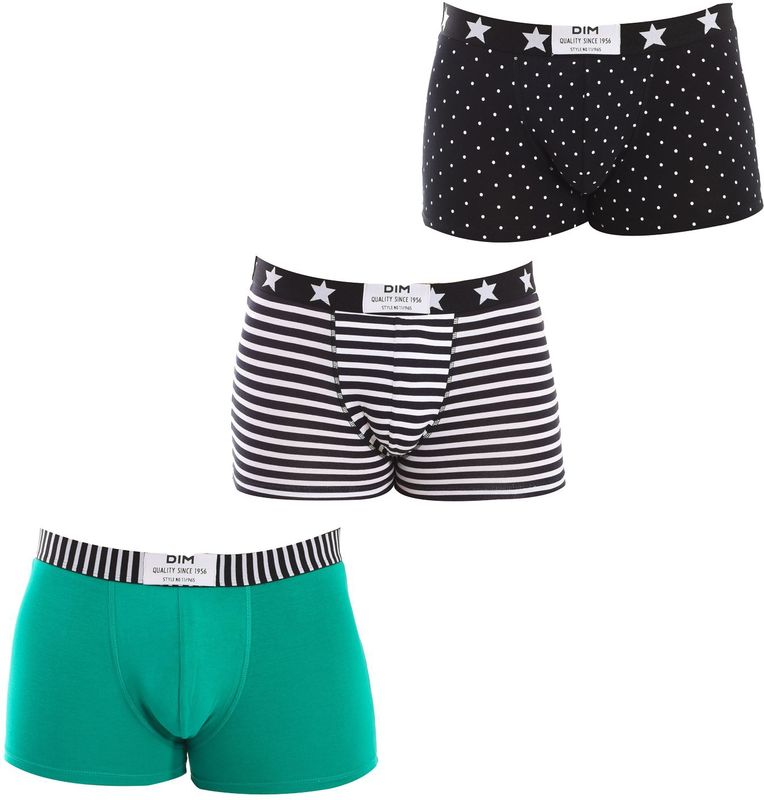 Dim Vibes - Boxershorts - Zwart - Blauw - Katoen