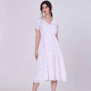 Wandelde Empire Dress met Liberty Print