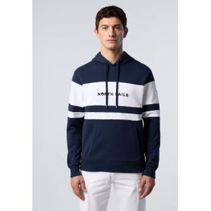 North Sails Hoodie Strepen aan de voorkant