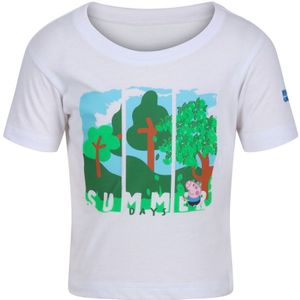 Regatta Kinder/Kids Peppa Pig T-shirt Met Korte Mouwen (Wit) - Maat 4-5J / 104-110cm