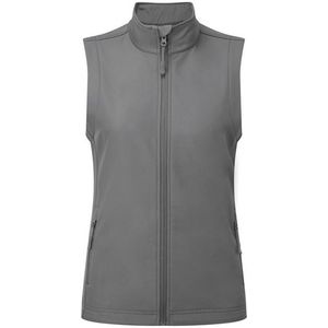 Premier Dames/Dames Windchecker Gerecycled Printbaar Gilet (Donkergrijs)