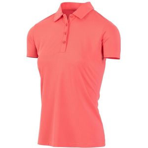 Island Green Dames/Dames Honingraat Jacquard Poloshirt (Koraalroze)