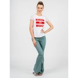 Patrizia Pepe - Stijlvol T-shirt - Wit - Katoen - Korte Mouwen