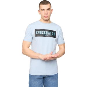 Crosshatch Mannen Changra T-shirt (Lichtblauw)