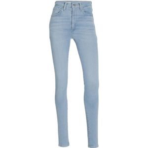 Levi's Mile High High Waist Super Skinny Jeans Light Indigo Worn In - Denim - Dames - Maat 30/28