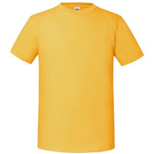 Fruit Of The Loom Mens Ringgesponnen Premium Tshirt (Zonnebloem)