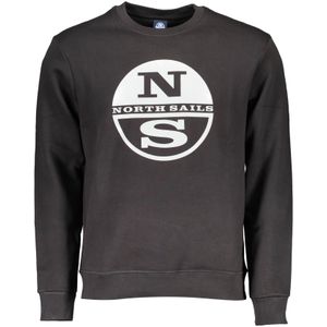North Sails Heren Zwarte Katoenen Trui