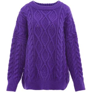 Mymo - Jumper - Paars - Gebreide Trui