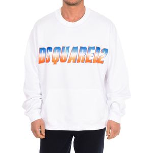 Dsquared2 - Sweatshirt - Wit - Met Lange Mouwen en Logoprint