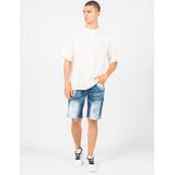 Xagon Man - Oversized T-Shirt - Beige - Heren - Linnen