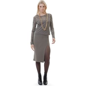 2-Young - Stretch Midi-rok - Kokerrok