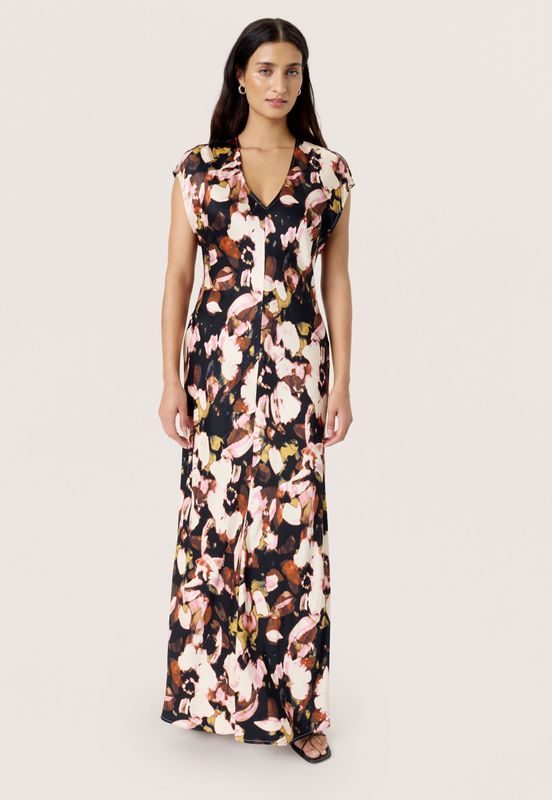 Soaked in Luxury - SLCinna Liva - Maxi Jurk - Veelkleurig