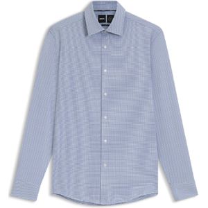 Heren Boss P-Hank-Kent-C1-222 Slim Fit overhemd in blauw