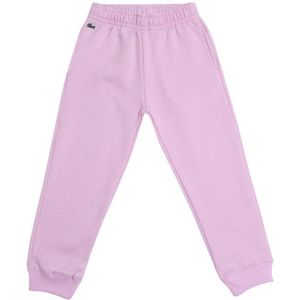 Boy's Lacoste Kids Sport Fleece Sweatpants In Pink - Maat 10J / 140cm