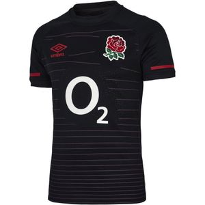 Engeland Rugby Heren Alternate Pro 22/23 Umbro Jersey (Zwart)
